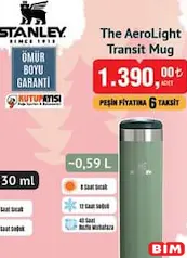STANLEY THE AEROLİGHT TRANSİT MUG 0,59 L STANLEY THE AEROLİGHT TRANSİT MUG 0,59 L